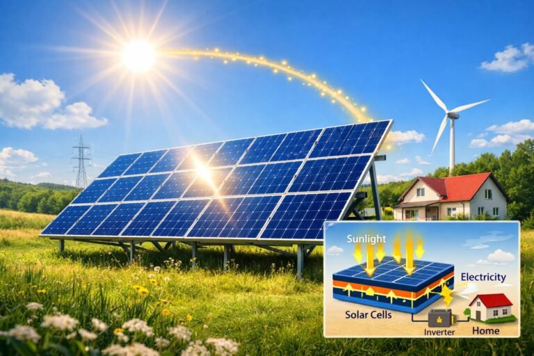 How Solar Panels Work Simple Guide to Sun-Powered Energy