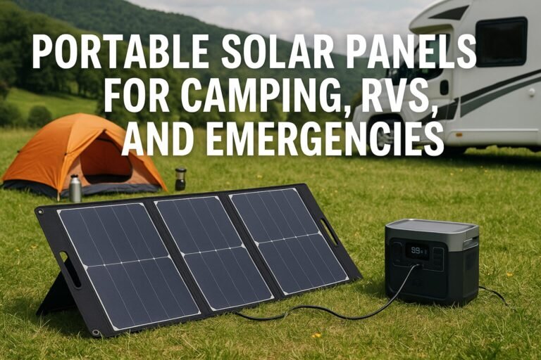 Portable Solar Panels for Camping, RVs, and Emergencies: Simple Guide