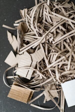 shredded cardboard